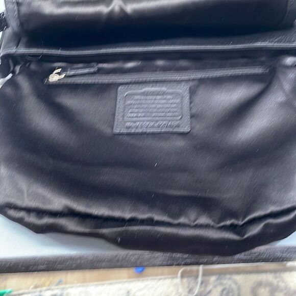 Coach Crossbody Bag‎ Medium Black Taylor Flap Soft Leather Convertible COA - Picture 10 of 13